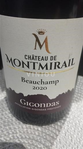 Thung lũng Rhône Gigondas Château Montmirail Beauchamp 2020