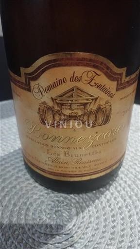 Loiretal Bonnezeaux Domaine Des Fontaines Les Brunettes 2004