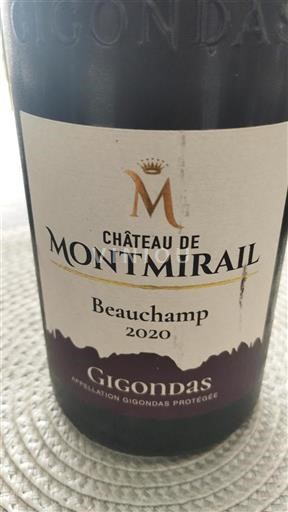 Thung lũng Rhône Gigondas Château Montmirail Beauchamp 2020