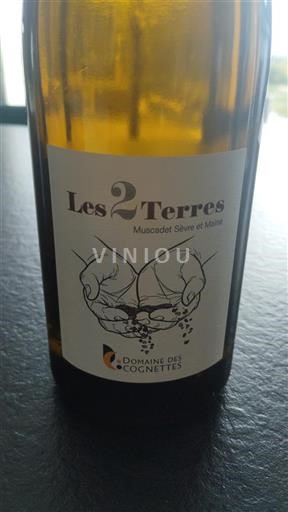 Loiren laakso Muscadet-sèvre-et-maine Domaine Des Cognettes Les 2 Terres 2023