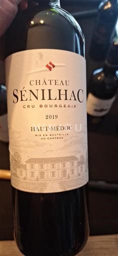 Bordo Haut-Médoc Cru Bourgeois Château Sénilhac 2019