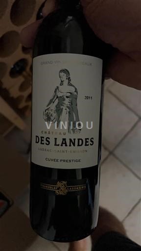 Bordeaux Lussac-Saint-Émilion Château Des Landes Prestige 2011
