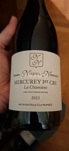 Bourgondië Mercurey Premier Cru Domaine Narjoux-Normand La Chassière 2023