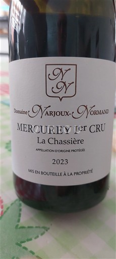 Burgundija Меркуреј Premier Cru Domaine Narjoux-Normand La Chassière 2023