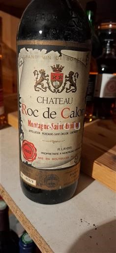 Bordéus Montagne-saint-émilion Château Roc de Calon 1983