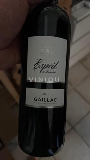 Sydväst Gaillac Lahassade Esprit 2019