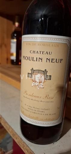 Bordeaux Bordeaux rosé Château Moulin Neuf Icke årgångsbetecknad