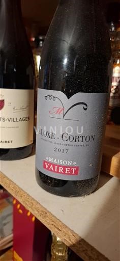 Burgundi Aloxe-Corton Maison Vairet 2017