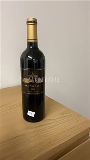 Burdeos Margaux Baron de Brane 2022