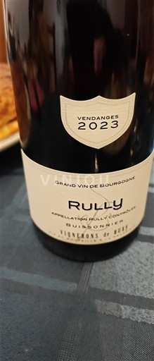 Burgundsko Rully Vignerons de Buxy Buissonnier 2023