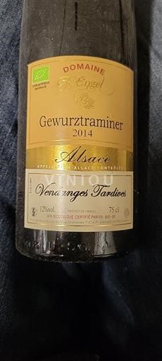 Elsass Gewürztraminer Vendanges Tardives Domaine F. Engel 2014