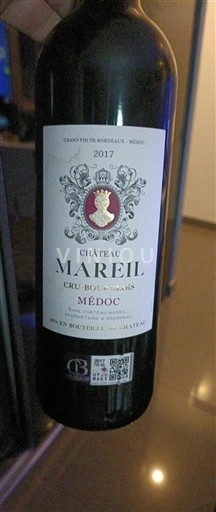 Bordéus Médoc Cru Bourgeois Château Mareil 2017