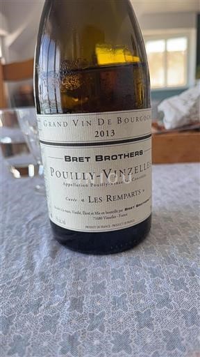 Borgoña Pouilly-vinzelles Bret Brothers Les Remparts 2013
