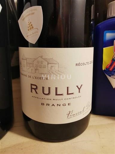 Borgoña Rully Domaine L'Ècette Brange 2020