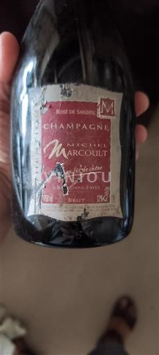 Champaña Champán Michel Marcoult Rosé de Saignée en fût de chêne Sin añada