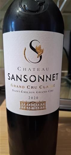 Burdeos Saint-Émilion Grand Cru Château Sansonnet 2020