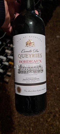 Bordeaux Comte De Queyries 2018