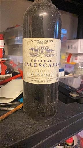 Bordeaux Haut-Médoc Cru Bourgeois Château Malescasse 2008