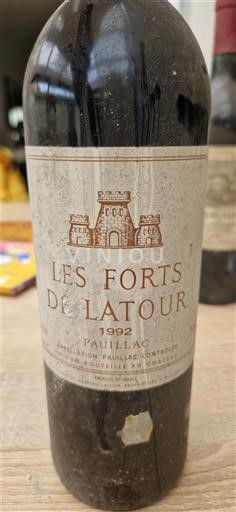 Bordeaux Pauillac Château Latour Les Forts de Latour 1992