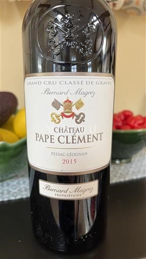 Burdeos Pessac-Léognan Grand Cru Château Pape Clément 2015