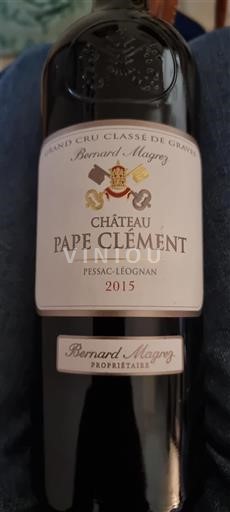 Bordeaux Pessac-Léognan Grand Cru Château Pape Clément 2015