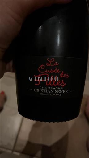 Champaña Champán Cristian Senez La des Filles Sin añada