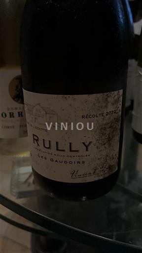 Burgundija Rully Domaine L'Ècette Les Gaudoirs 2020