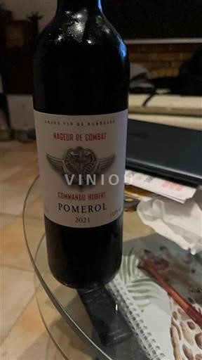 Bordeaux Pomerol Nageur de Combat Commando Hubert 2021
