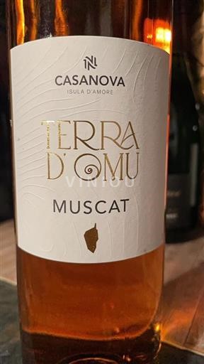Korsika Muscat du Cap Corse Casanova Terra d'Omu Icke årgångsbetecknad