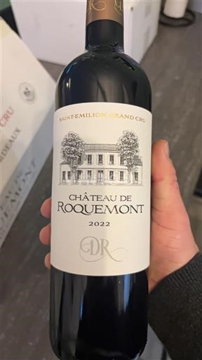 Bordeaux Saint-Émilion Grand Cru Grand Cru Château Roquemont 2022