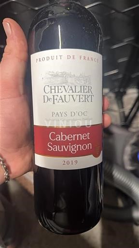 Languedoc-Roussillon Pays d'Oc Chevalier de Fauvert Cabernet Sauvignon 2019