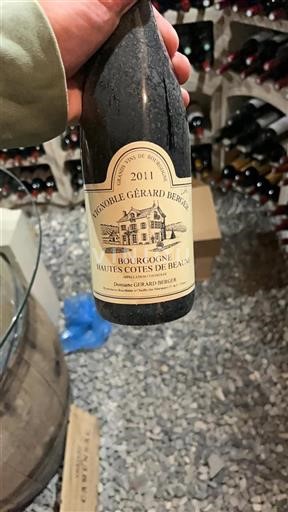 Bourgogne Hautes Côtes de Beaune Vignoble Gérard Berger 2011