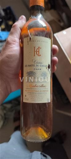 Sydväst Monbazillac Château Les Hauts de Caillevel Grains de Folie 2008