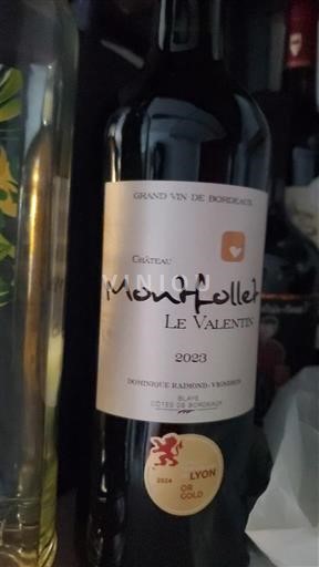Bordeaux Blaye-Côtes-de-Bordeaux Château Montfollet Le Valentin 2023
