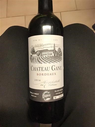 Bordeaux Château Gane 2014