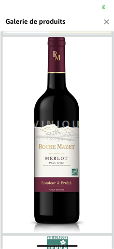 Languedoc và Roussillon Vùng đất Oc Roche Mazet Merlot 2023