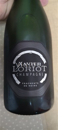 Champaña Champán Xavier Loriot Fragments de Noirs Sin añada