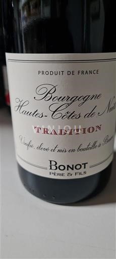 Bourgondië Hautes Côtes de Nuits Bonot Père & Fils Tradition Niet-geïntegreerd