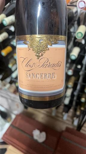 Loiren laakso Sancerre Clos Paradis 2004
