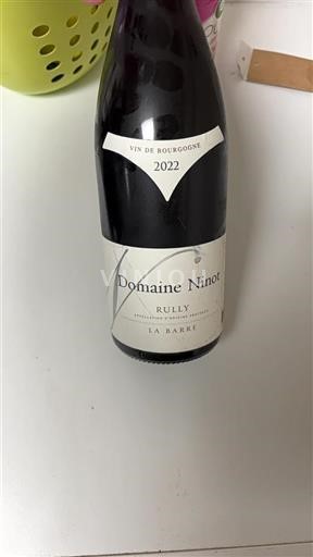 Burgundi Rully Domaine Ninot La Barre 2022