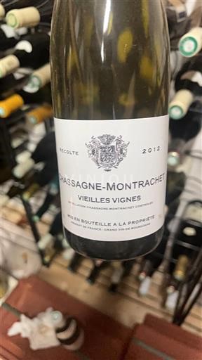 Burgundi Chassagne-Montrachet Vieilles Vignes 2012