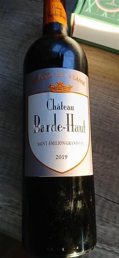 Bordeaux Saint-Émilion Grand Cru Grand Cru Château Barde-Haut 2019