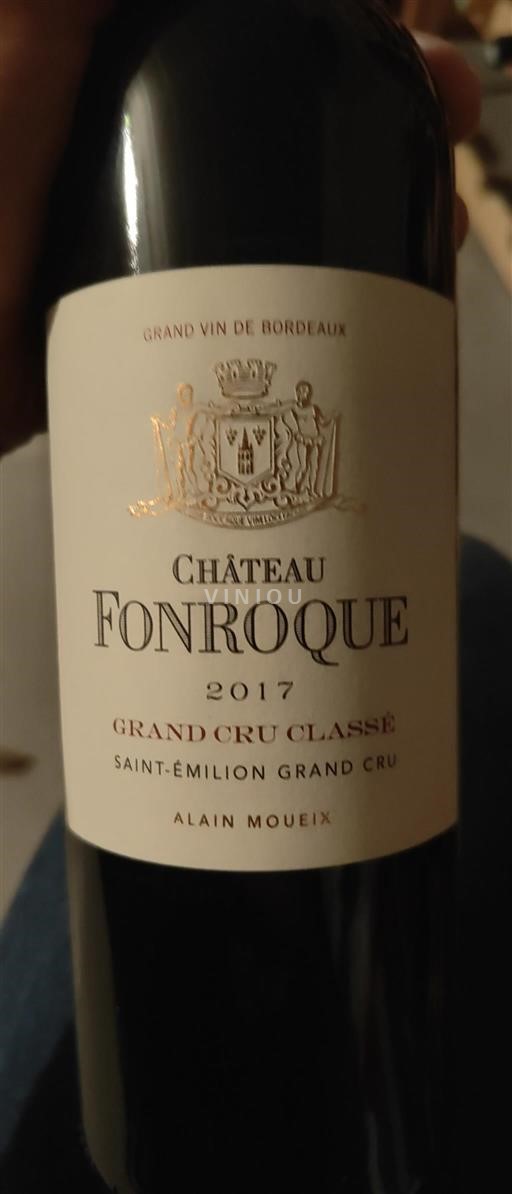 Bordeaux Saint-Émilion Grand Cru Château Fonroque 2017