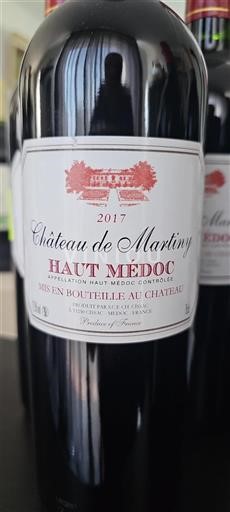 Bordeaux Haut-Médoc Château Martiny 2017