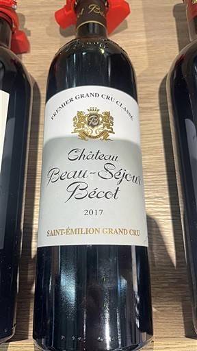Bordeaux Saint-Émilion Grand Cru Premier Grand Cru Classé Château Beau-Séjour Bécot 2017