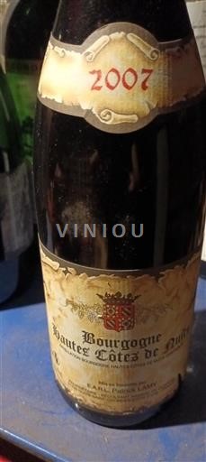 Bourgogne Ikke specificeret E.A.R.L. Patrick Lamy 2007