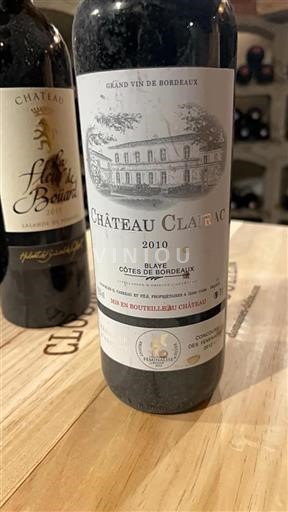 Burdeos Blaye-Côtes de Burdeos Château Clairac 2010