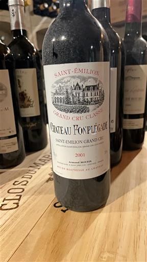 Bordéus Saint-Émilion Grand Cru Grand Cru Château Fonplégade 2001