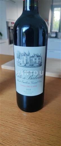 Bordeaux Saint-Émilion Grand Cru Grand Cru Château Côte de Baleau 2019