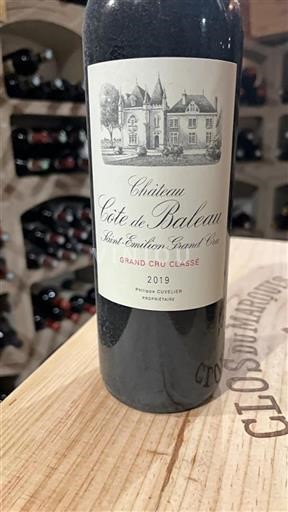 Bordeaux Saint-Émilion Grand Cru Grand Cru Château Côte de Baleau 2019